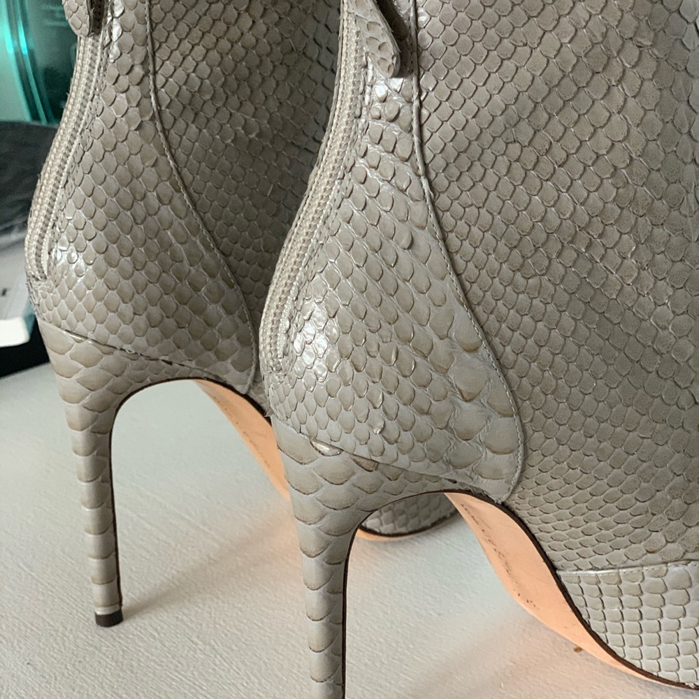 Alexandre Birman Gray Python Bootie - image 8